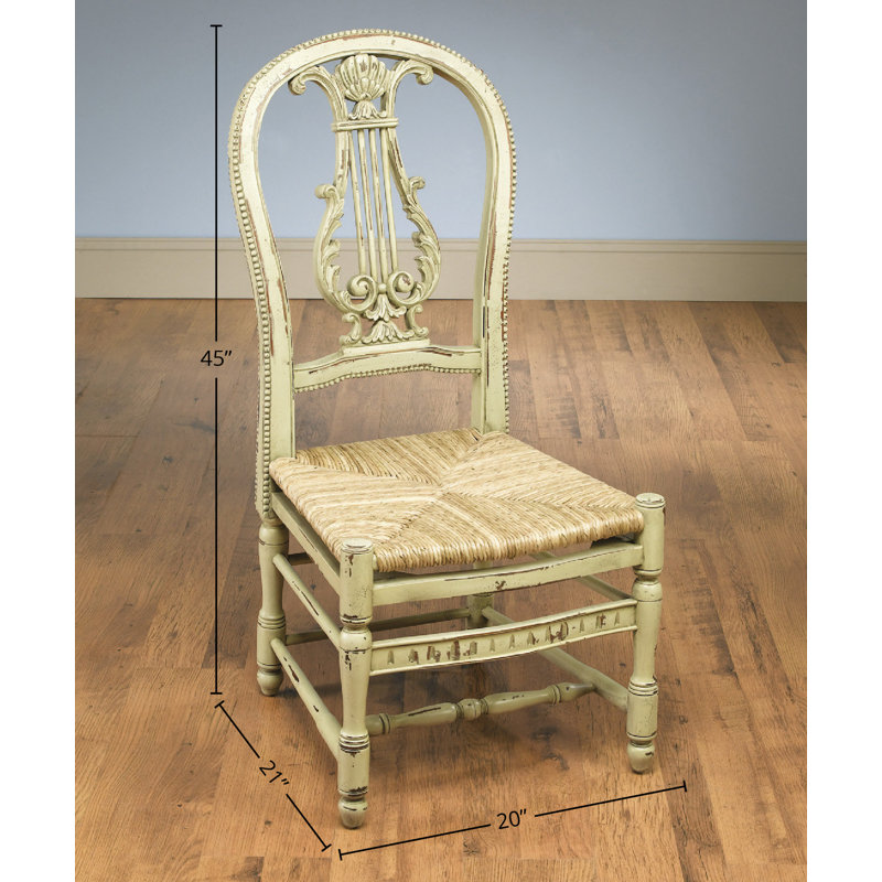 Chaise d'appoint Ikhra, Parchemin vieilli