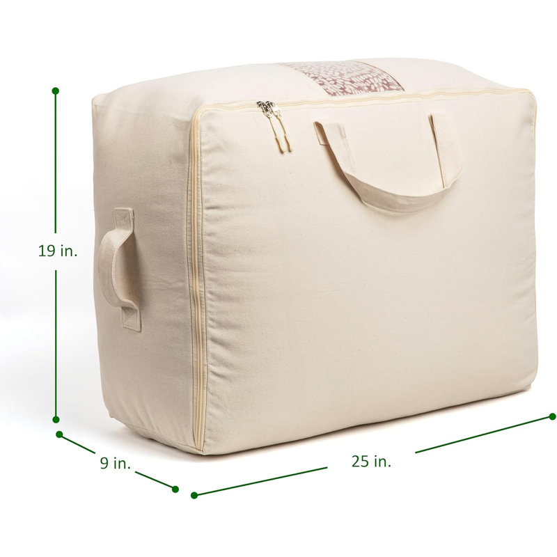 1pc King/Queen Comforter Organizer. Four Carrying Handles and Window, 1