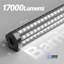 Barrina T8 Led Shop Lights 8ft, U-shaped 3 Rows Led Garage Lights, Linkable, Hanging & Flush Mount, 8 Foot Commercial Led Shop Lights For Garage, 10 Packs, Black