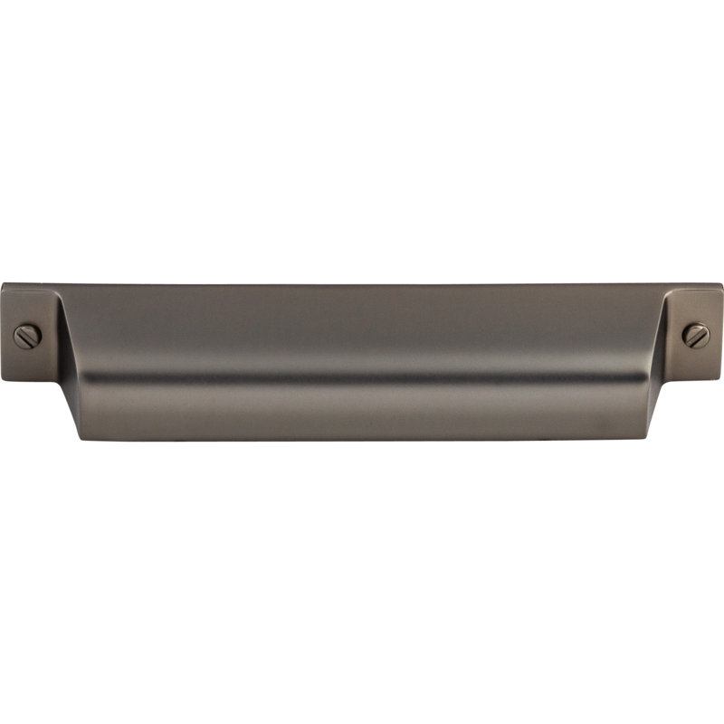 Channing 5" Center to Center Cup/Bin pull, Ash Gray, 5" Center to Center