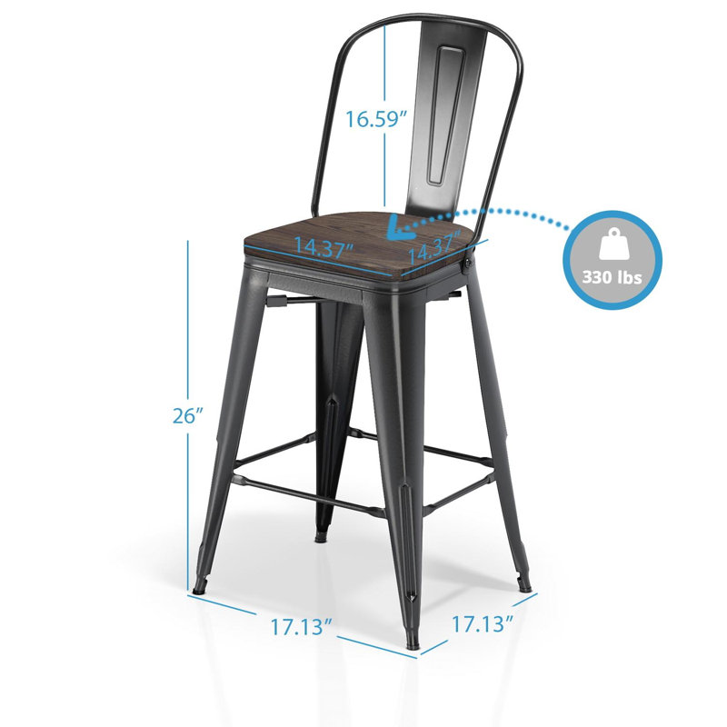 Tabouret de bar 30 po Bosley