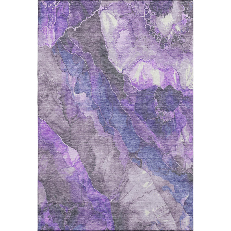 Premium Machine Washable Chelston AMF1864 Floral Rug, Rectangle 3' x 5'