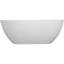 59" Luxury Handcrafted Stone Resin Freestanding Soaking Bathtub With Overflow In Matte White, Cupc Certified