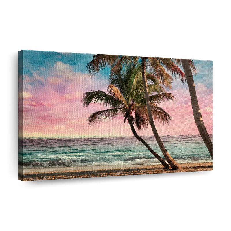Mesmerizing Beach Canvas Print, 34" H x 51" W x 1.25" D