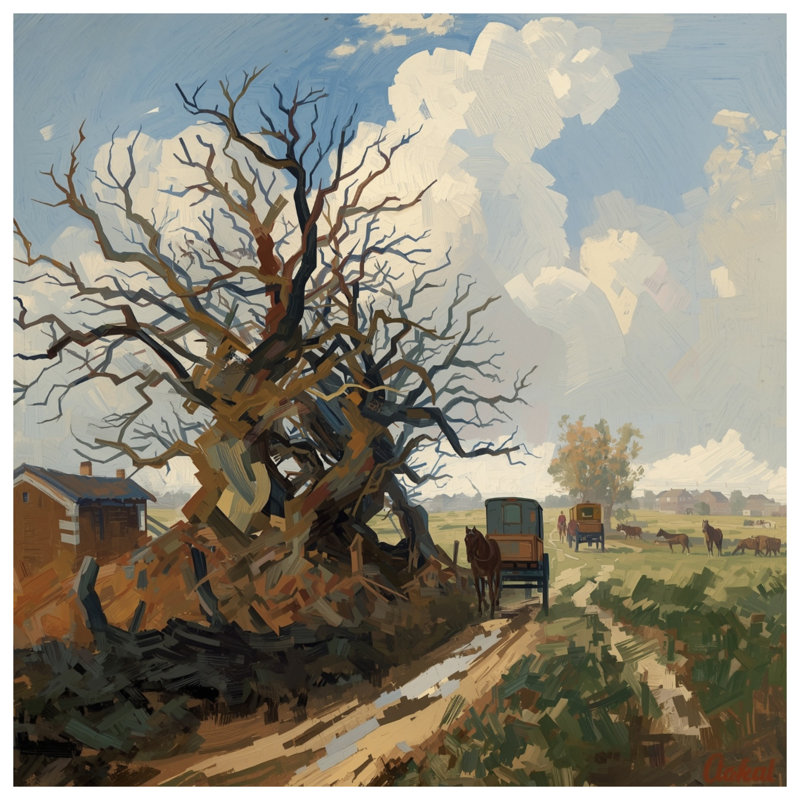 Housses de couette paysage campagne, Twin