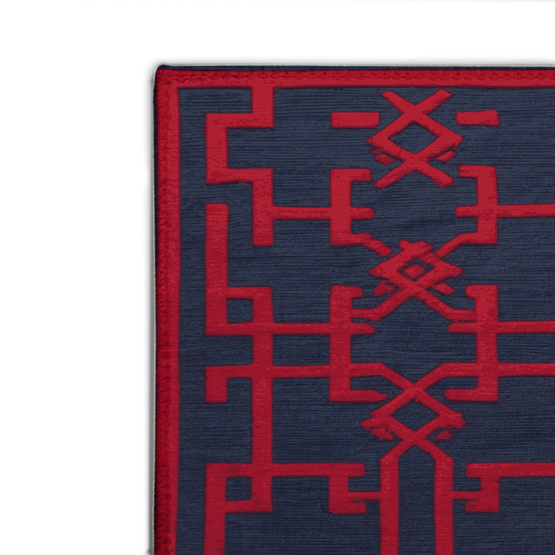 Tapis gris intérieur et extérieur Trellis, Rectangulaire 2 pi x 3 pi