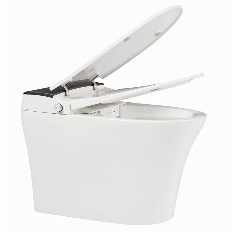 Smart Integrated Toilet With Heated Seat And Soft-Close Lid