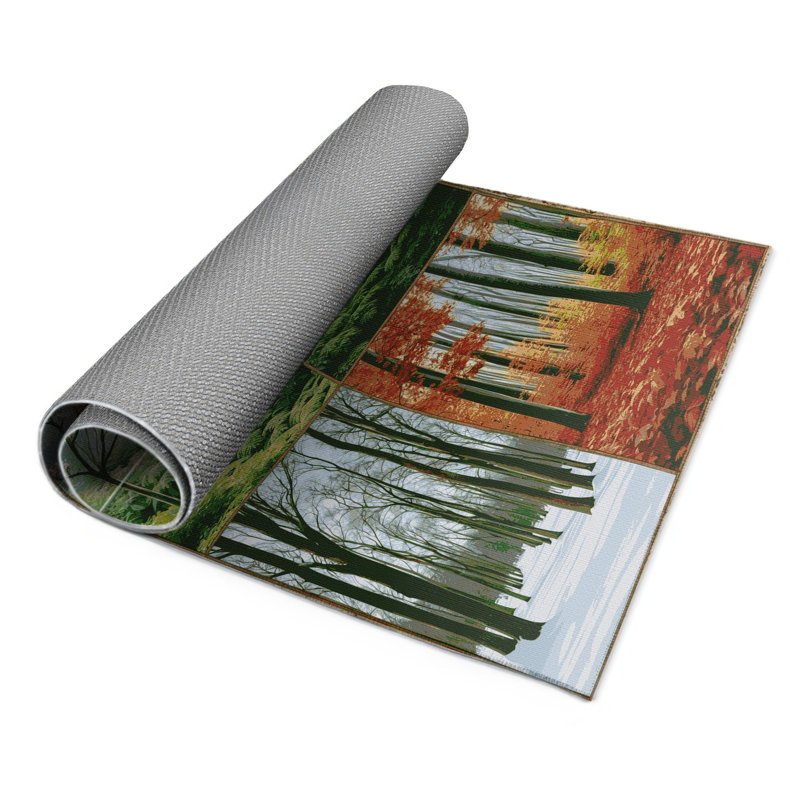 Tapis d'intérieur et d'extérieur brun Nature, Rectangulaire 3 pi x 5 pi