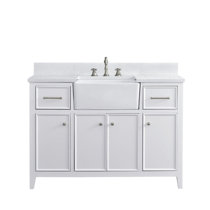 Hunstant 36 W x 20 D x 38 H Single Bathroom Vanity Laurel Foundry Modern Farmhouse Base Finish: Fairfax Oak