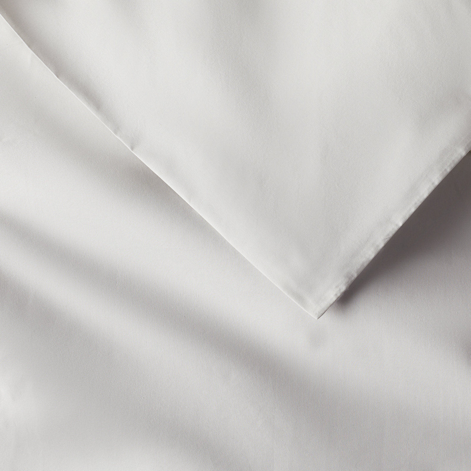 Coyer Classic Cotton Percale Duvet Cover Set, Twin / Twin XL Duvet Cover + 1 Pillow Shams, Soft Gray
