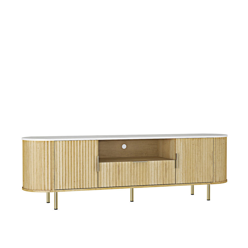 Meuble télé avec portes de rangement