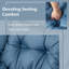 Canapé contemporain avec repose-pieds pliant-1418994653