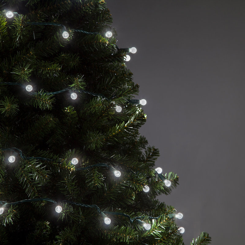 70 Light LED Mini Globe String Lights, Cool White