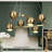Bhagwan 6-Light Modern Geometric Gold LED Chandelier