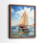 NAUTICAL Series CCCCXX III - Impression encadrée de qualité supérieure - Prêt à être accroché - Aucun clou requis-1587569121-1587569120
