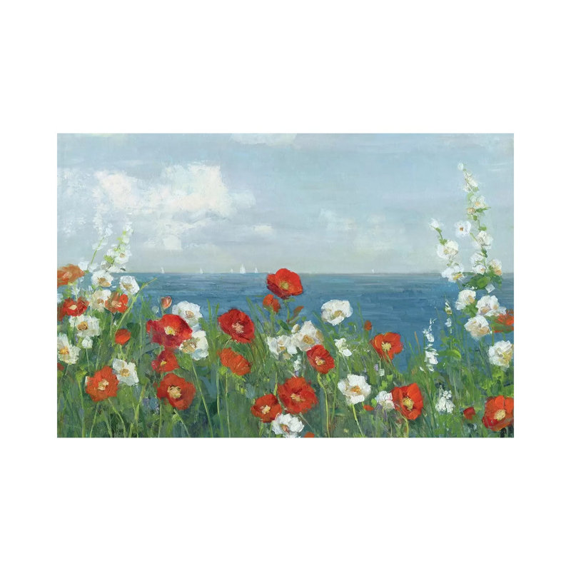 Through The Flowers by Sally Swatland - Wrapped Canvas Print, 101.6 cm H x 66.04 cm W x 3.175 cm D