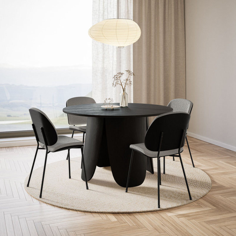 Vivially round table 120 cm, Grey