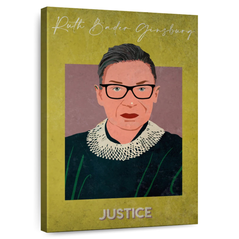 Ruth Bader Ginsburg Justice, H 45 po x l 30 po
