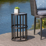 Table d'appoint en pierre / béton Hargraves