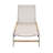 Aluminum Chaise Lounge Bed For Outdoor Patio - Two Pieces, Rust Frame, Breathable Mesh, Rounded Legs With Softness, Optimal Comfort, Easy To Clean, Great Garden Decor Use Rustic Appeal, Comfortable