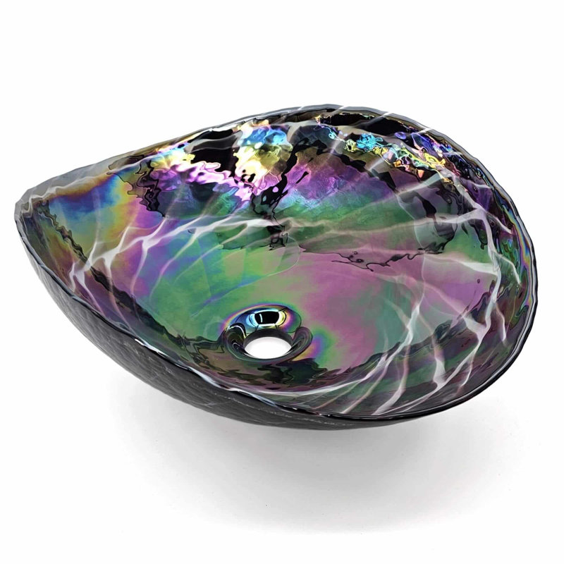 13.75'' L Bathroom Sink, Cosmic Black