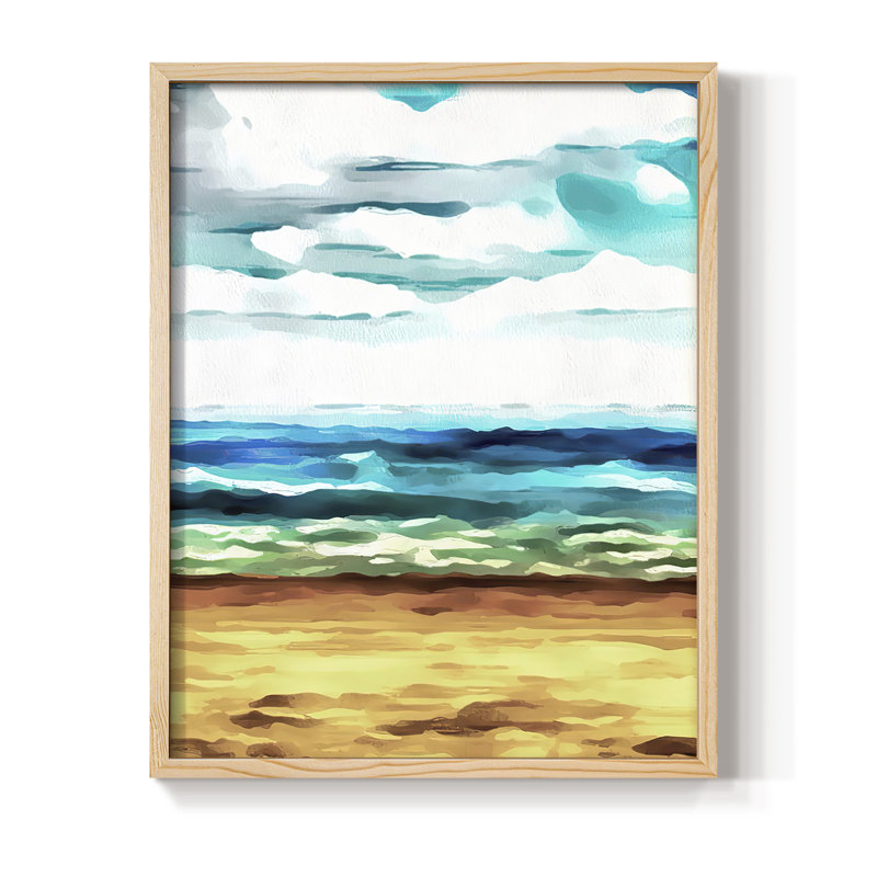 Summer Love I Framed Print - Solid Wood, 15" H x 12" W