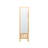 Kirshbaum Solid Wood Framed Freestanding Cheval in Beige