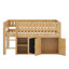 Lit mezzanine avec armoire de rangement et tableau noir-2109691794