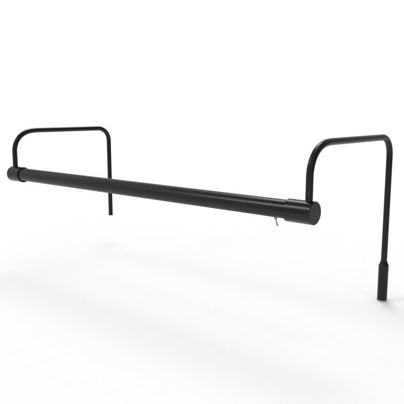 Frame-mounted LED plug-in picture light, Noir, H 9 po x l 21 po x P 9 po