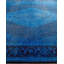 Tapis unique bleu 8 pi 2 po x 10 pi 5 po Yaufman