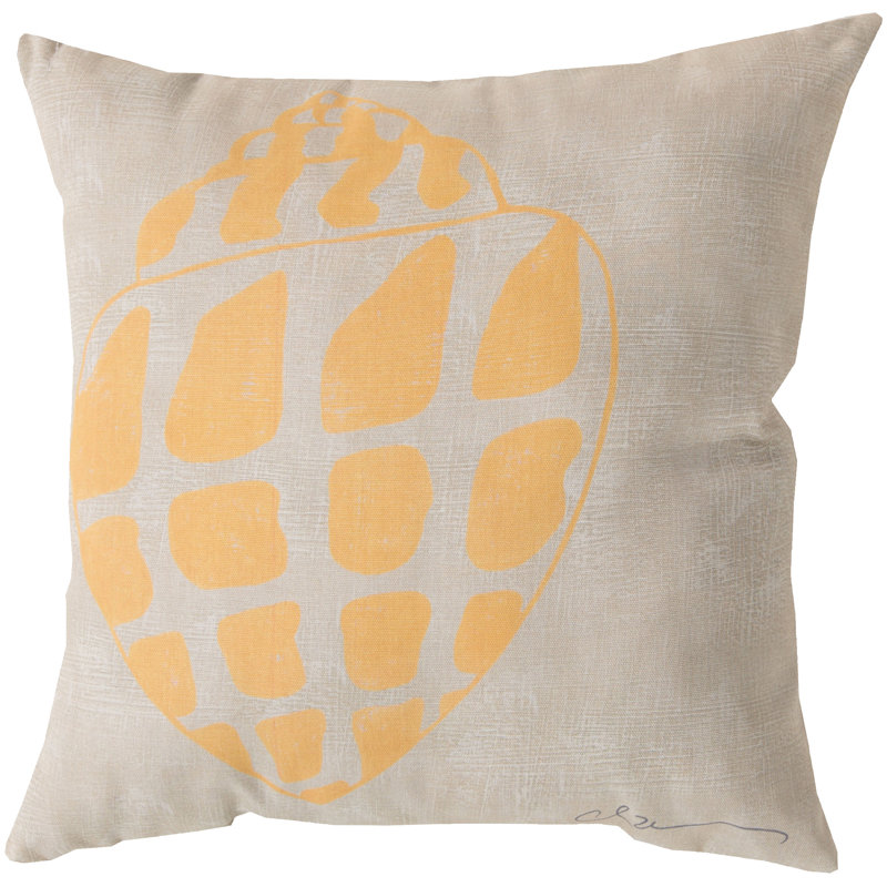 Broadwell Throw Pillow, 20", Yellow