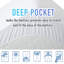 Surmatelas en damier Crotty 350g-970939360-970533950
