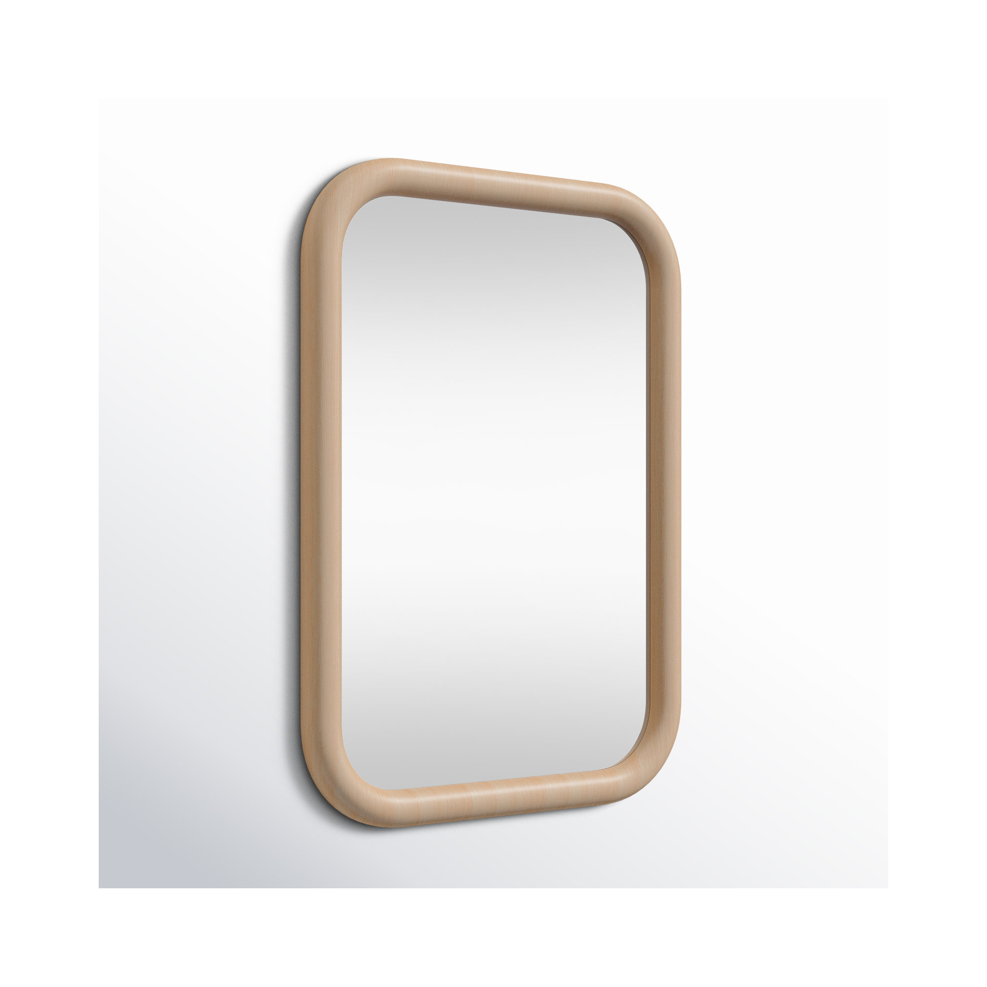 Hampson Rectangle Mirror, 39.5" x 27.75", Natural