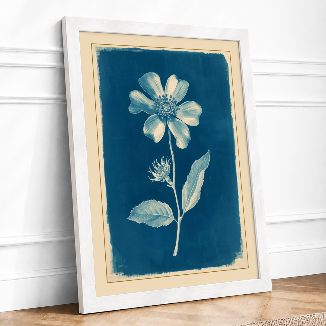 Delicate Bloom Botanical - Framed Print