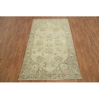 Traditional Beige Area Rug 5x9
