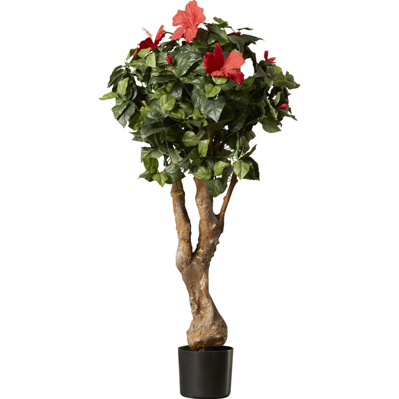 121.92cm Faux Flowering Tree in Planter