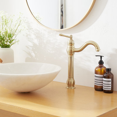 Waterfall Single Hole Single-Handle Vessel Bathroom Faucet