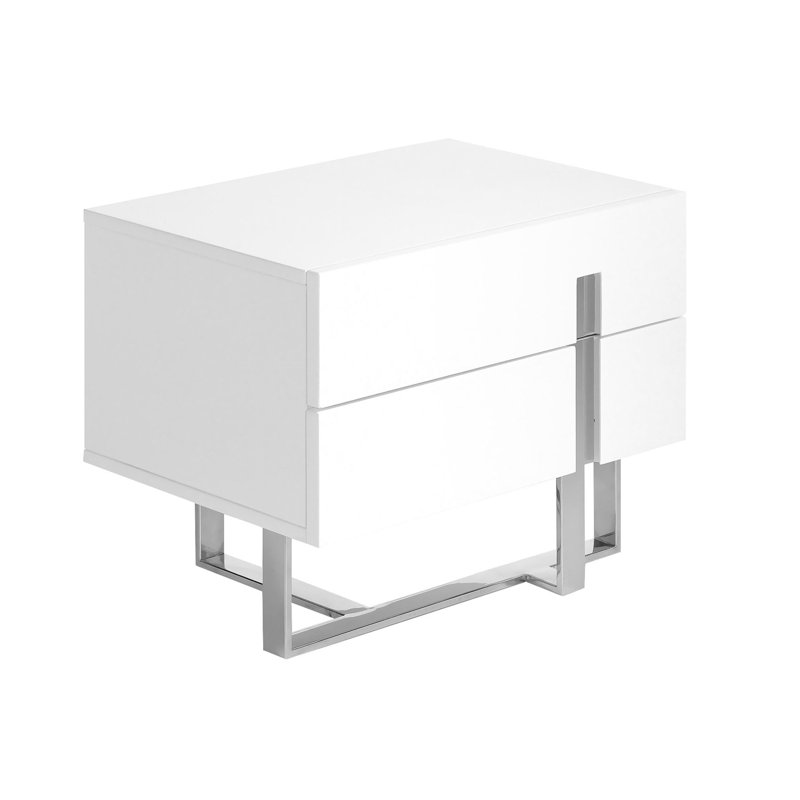 60cm W Manufactured Wood Bedside Table