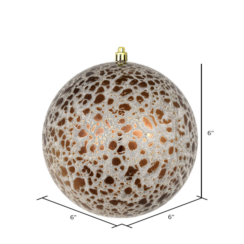 Ornement boule craquelée, Moka