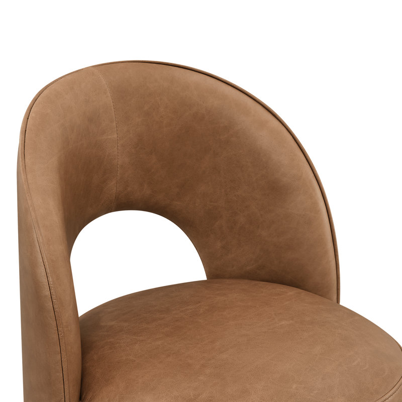 Neta Upholstered Swivel Dining Chair
