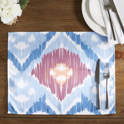 Feltner Polyester Geometric Rectangle Placemat