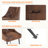 Dining Chairs,Mid Century Dining Chairs,Upholstered Faux Leather Dining Chairs with Back Pull Rod-261836140
