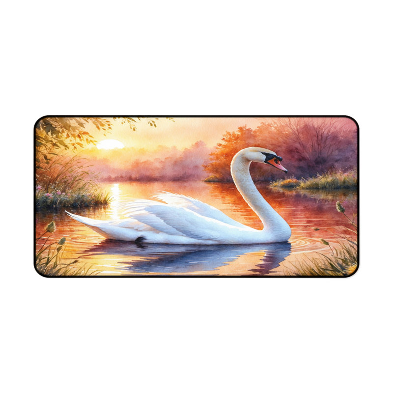Polyester Desk Pad, 14.4x12.1