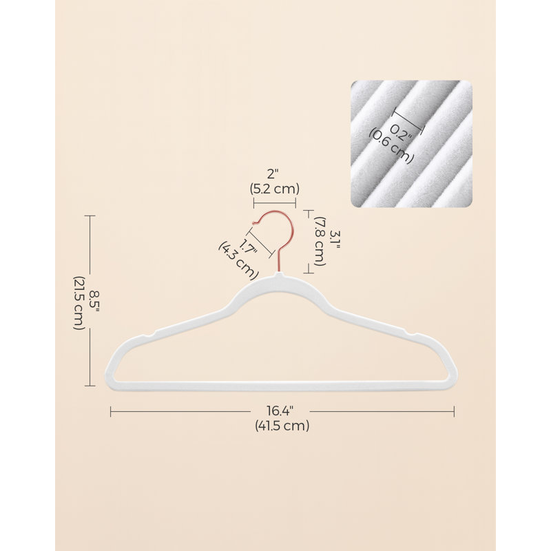 Non-Slip Standard Hanger