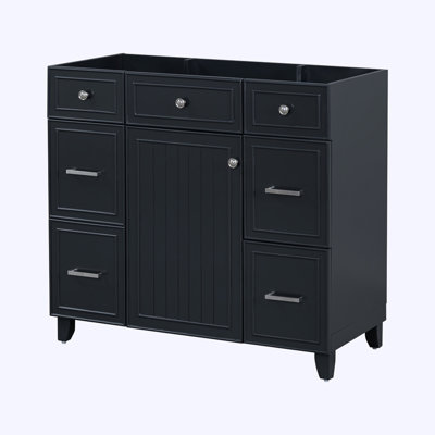Meuble-lavabo 36 po avec armoire, sans lavabo
