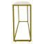 Console Evolve en marbre véritable de 47 po - Blanc/Or-1006398910-1006398911
