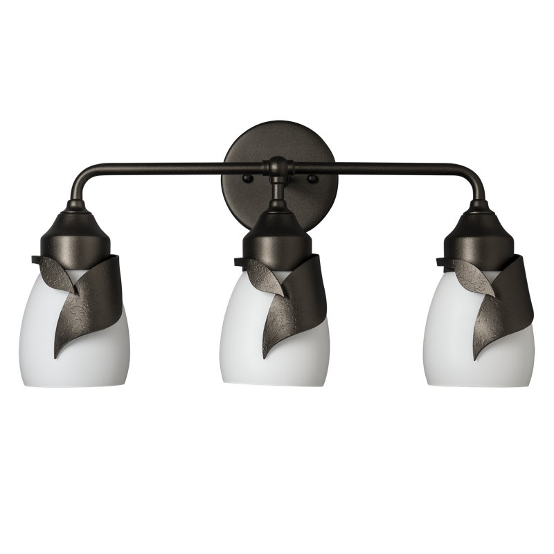 Lapas 3 - Light Dimmable Vanity Light, Opal White, Oil Rubbed Bronze