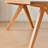 A combination of thick bench tables and chairs-100720121