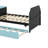 Full Size Daybed With Trundle, Desk & USB Port - Modern Wood Platform Bed-25026015