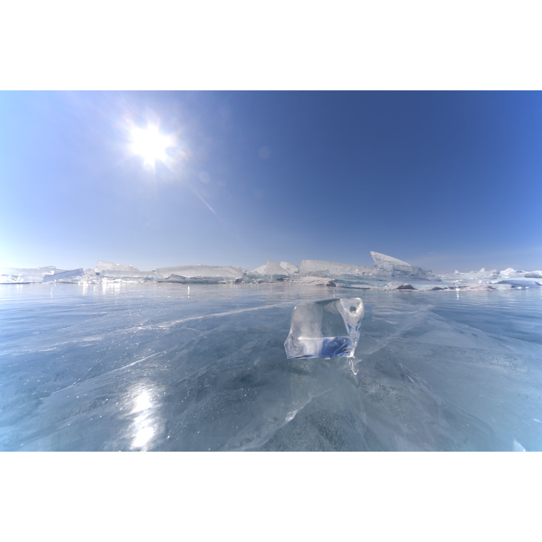 Ice Floes - Wrapped Canvas Print